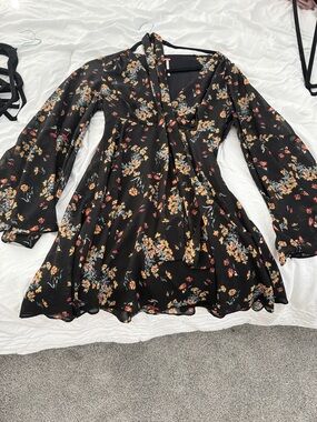 wet look long sleeve dress Black Latex Mini Dress PU Leather Long Sleeve Bodycon Dresses Sexy Wet –  YOMORIO